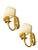 Murano Glass and Brass Sconces, 1980s, Set of 2 For Sale - Image 10 of 10