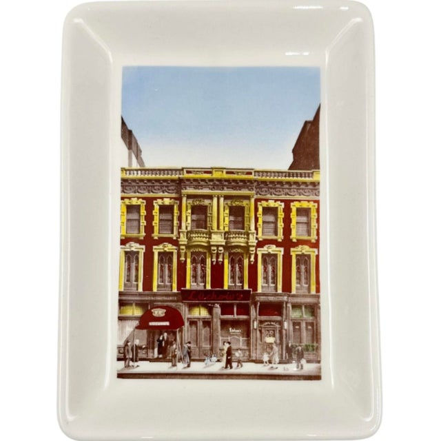 Vintage Luchow's Nyc Restaurant Ceramic Ashtray Catchall Dish For Sale In Washington DC - Image 6 of 11