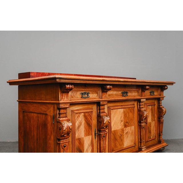 Metal Gründerzeit Sideboard, 19th Century For Sale - Image 7 of 18