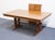 Brown Bassett Furniture Mission Style Solid Oak 93" Trestle Dining Table 4033-0449 For Sale - Image 8 of 15