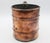 Mid-19th century copper cylinder form handled measure, English. 1/2 gallon measure. Simply delightful with warm patina,...