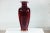 Modern Tall Stoneware Vase with Deep Oxblood Flambé Glaze For Sale - Image 3 of 12