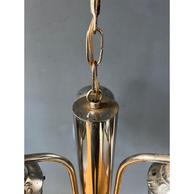 Mid-Century Murano Glass Chandelier Lamp from Mazzega, 1970s For Sale - Image 9 of 11