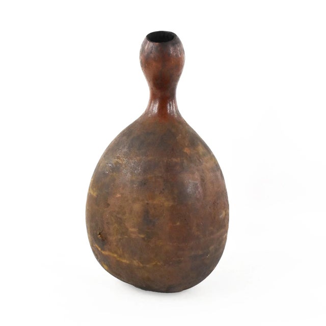 African Early 20th Century Maasai Milk Gourd Container Kenya For Sale - Image 3 of 5