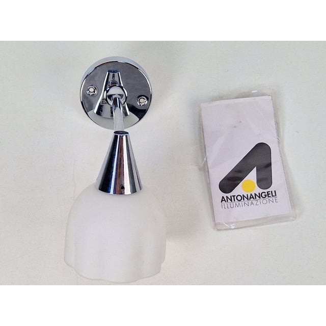 Vintage Circe Wall Lamp in Glass and Metal from Antonangeli Illuminazioni, 1980s For Sale - Image 10 of 14