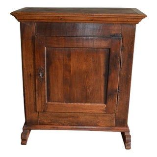 Antique Oak Single-Door Spindle Cupboard. For Sale