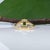 Green 1.8Ct Tsavorite Garnet Ring With Earth-Mined Diamond Accents: Solid 18k Gold, Size 6.75 For Sale - Image 8 of 9