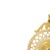 Jewelry - 19.2K gold pendant. 20th-century Portuguese piece, hollow, typical of folk art. with 'deer' hallmarks, dated...