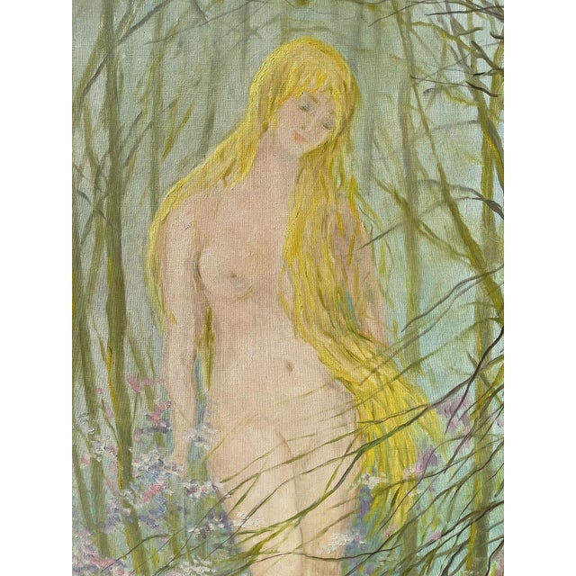 Marie-Madeleine de Rasky, The 4 Seasons, Oil on Canvases, Set of 4 For Sale - Image 4 of 13