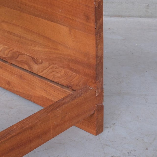 Mid-Century L02A Single Bed in Elm from Pierre Chapo For Sale - Image 9 of 13