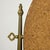 Gold Vintage Tabletop Vanity Mirror in Brass, Italy, 1950s For Sale - Image 8 of 17