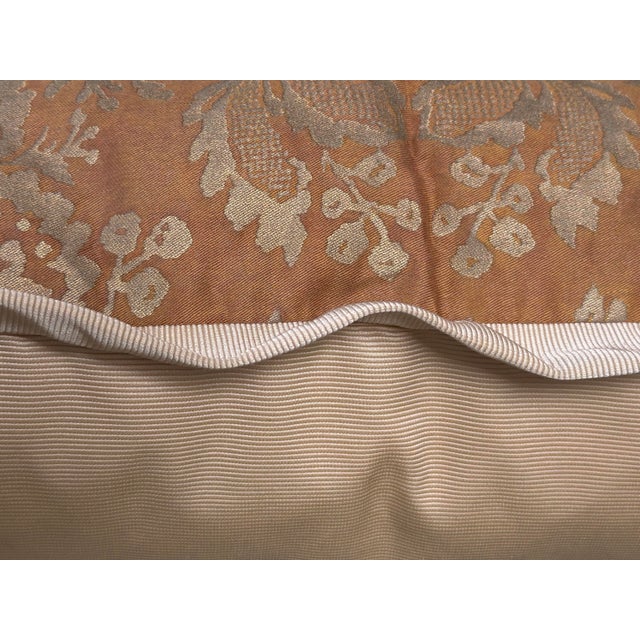 Mariano Fortuny Mariano Fortuny Hand Printed Down Filled Designer Pillow 1 of 6 Available For Sale - Image 4 of 4