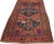 Vintage Persian Handmade Blue Medallion Wool Rug For Sale - Image 4 of 6