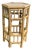 Vintage Coastal Bamboo and Cane Brighton Pavilion Style Side Table For Sale