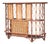 French Freestanding Rattan and Cane Bar, 1970s For Sale