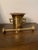 Early 20th Century Early 20th Century Brass Pharmacy Apothecary Mortar and Pestle - 2 Pieces For Sale - Image 5 of 9