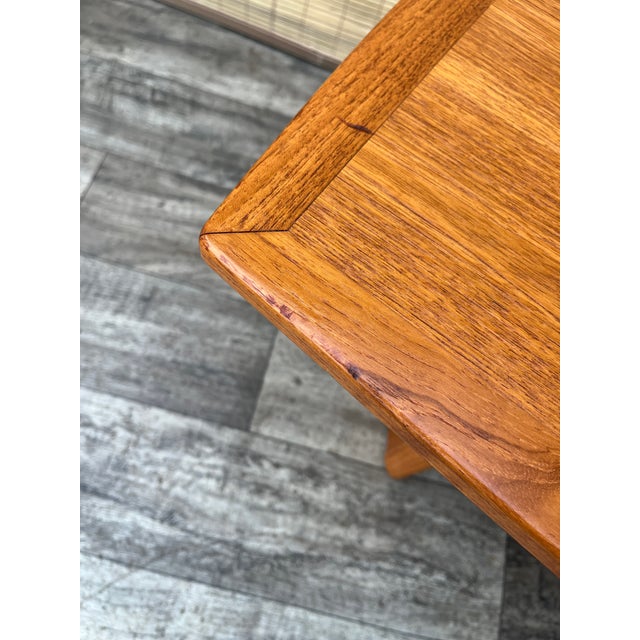 Mid-Century Modern Danish Style Teak Coffee Table by Nordic Furniture. Circa 1970s For Sale - Image 12 of 17