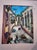 Original 1973 “French Basque Street” Oil on Board by Cervi (Columbia Rossi) For Sale - Image 4 of 9