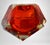 Mid-Century Modern Mandruzzato Style Murano “Sommerso” Glass Ashtray For Sale - Image 3 of 18