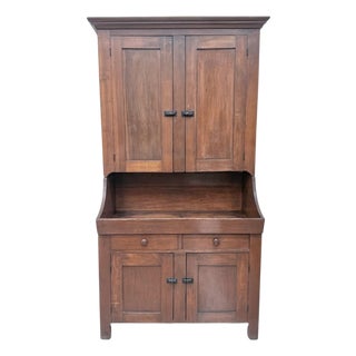 Antique 19th Century Dry Sink Hutch For Sale