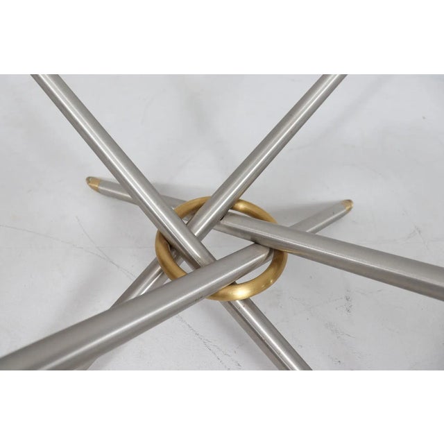 Metal Coffee Table by Peter Draenert, 1980s For Sale - Image 7 of 9