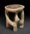 Unique chainsaw carved wooden functional sculpture usable as a multifunctional piece such as, tabouret, side table, night...