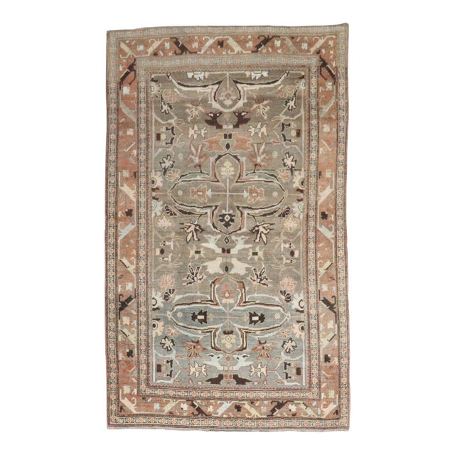 Antique Bidjar Rug - 5'3" x 6'11" For Sale