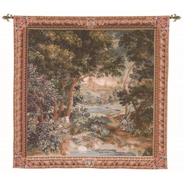 This tapestry is a fine example of a classical Verdure Tapestry, woven in the town of Lille in France the 17th Century....