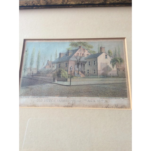 Vintage Architectural Hand Colored Etchings - a Pair For Sale - Image 11 of 13