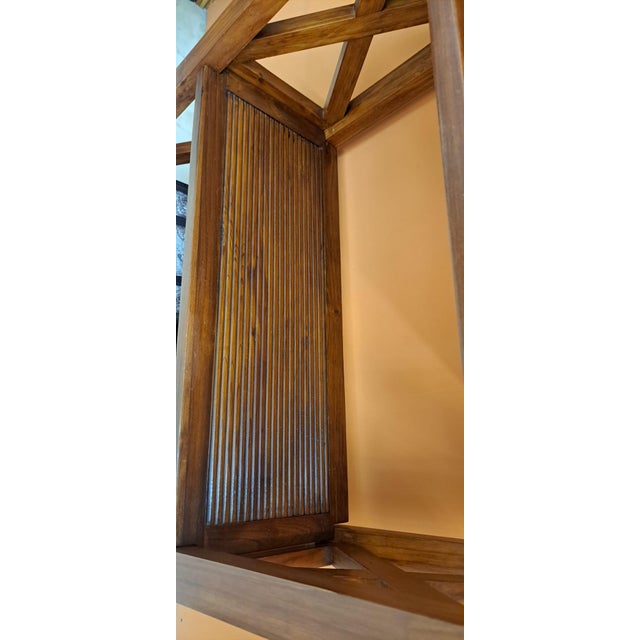 Vintage Rustic Freestanding Bookshelf, 1990 For Sale - Image 4 of 8