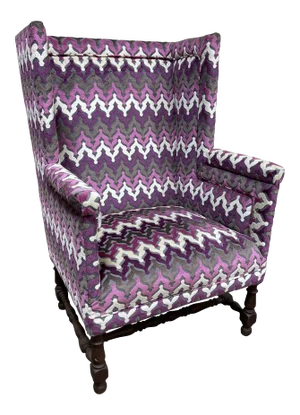 Newly Reupholsterd Wing Back Chair