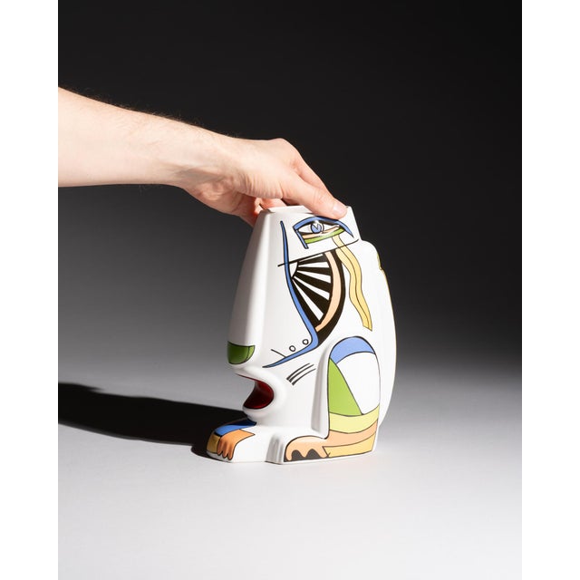 Leones Porcelain Vase Set by Javier Mariscal for Rosenthal, 1990s, Set of 4 For Sale - Image 10 of 18