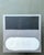 Gray Vintage Monumental Abstract Painting on Canvas For Sale - Image 8 of 12