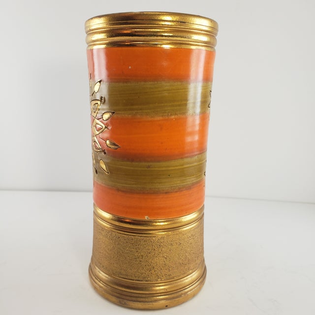 Mid Century Modern Italian Bitossi Italy Sun Rosenthal Netter Pottery