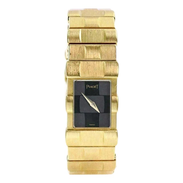 Piaget Polo 18k Yellow Gold Ladies Quartz Wrist Watch 15281 For Sale