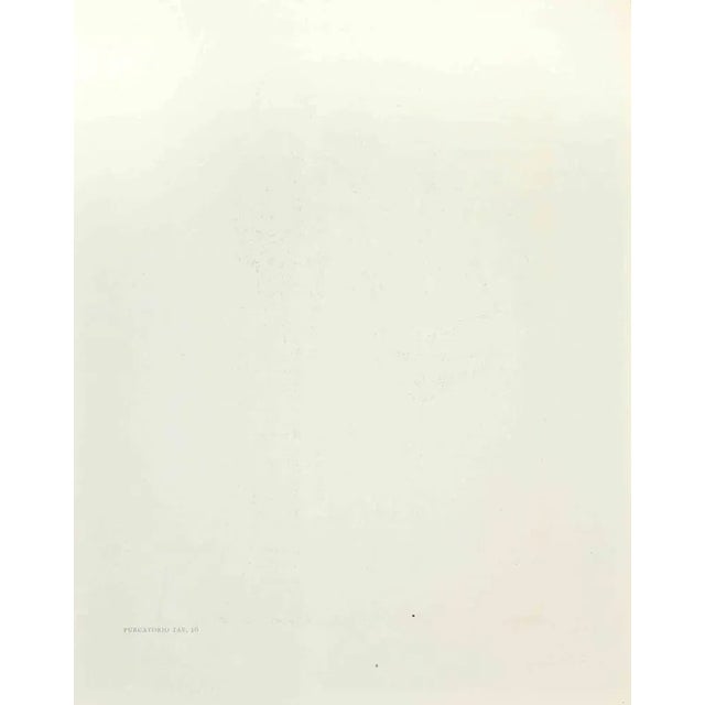 In the Stream of Anger is a woodcut print realized in 1963 for a series illustrating the Medieval poem of the "Divine...