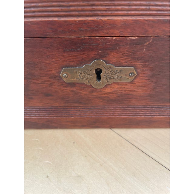 Antique Mahogany Writing Box For Sale - Image 10 of 12