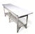 Early 20th Century Large Stick Wicker Console Table in White Paint Finish For Sale - Image 10 of 18