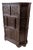 Neo-Gothic Carved Oak Cabinet For Sale