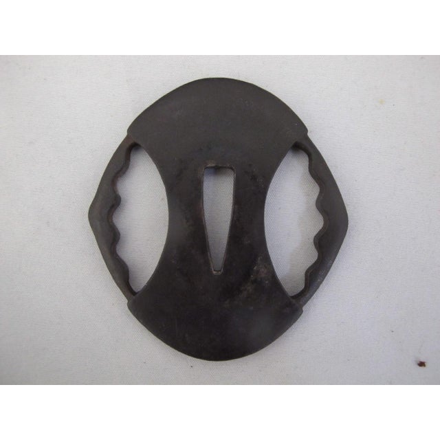 Japanese Openwork Tsuba Katana Samurai Sword Guard Edo Era For Sale In Portland, OR - Image 6 of 7