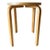 Postmodern Vintage Scandinavian Frosta Stool in Curved Birch Wood from Ikea, 1990s For Sale - Image 3 of 7