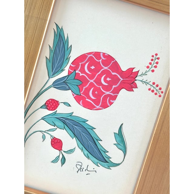 A beautifully hand-painted pomegranate painting, created with exquisite attention to detail by our master artists. Painted...