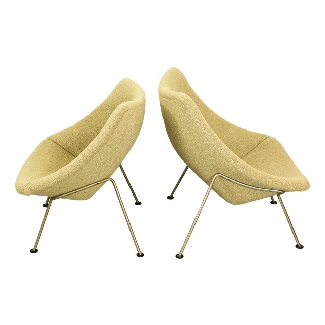 Vintage Oyster Chairs by Pierre Paulin, 1970s, Set of 2 For Sale