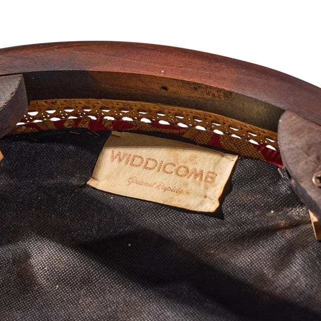 Widdicomb Mid Century Camel Back Cane and Mahogany Dining Chairs - Set of 6 For Sale - Image 11 of 11