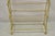 Italian Hollywood Regency Iron Rope Tassel Silver Gold 5 Tier Etagere Bookcase For Sale - Image 9 of 12
