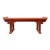 Chinese Distressed Red Treasures Graphic Rectangular Stand Display For Sale