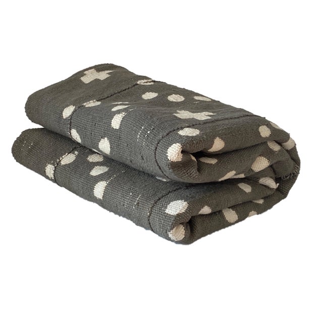 African Bogolan Mali Mud Cloth Textile For Sale - Image 3 of 6