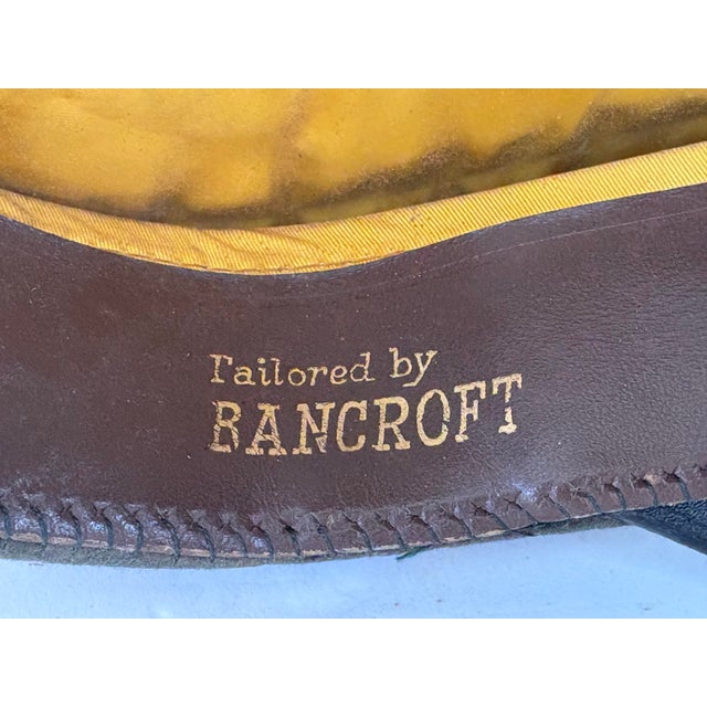 Textile Vintage WWII–Korean War Era u.s. Army Officer Visor Cap by Bancroft (Imported Fur Felt) For Sale - Image 7 of 12