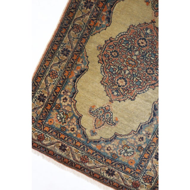 Tabriz Antique Mat rug no. j1967 For Sale - Image 9 of 11