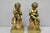Antique French Louis XV Style Finely Cast Bronze Putti Children "Arts and Literature" Statue Figures on Marble Plinths...